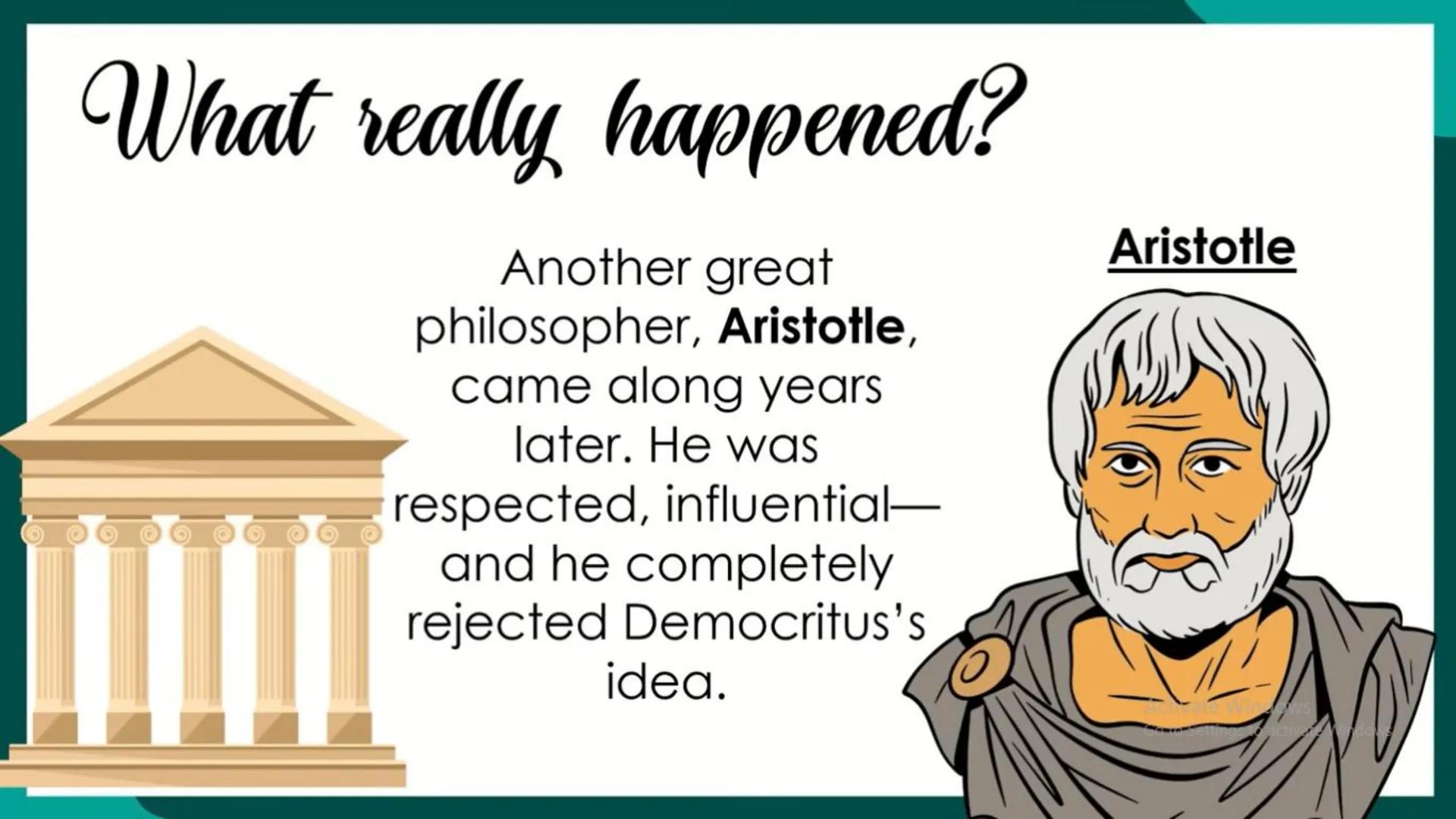 # Development of Atomic Theory
1. The idea of Atoms from Democritus to Dalton
2. Laws of Matter
3. The Discovery of Electrons by J.J. Thoms