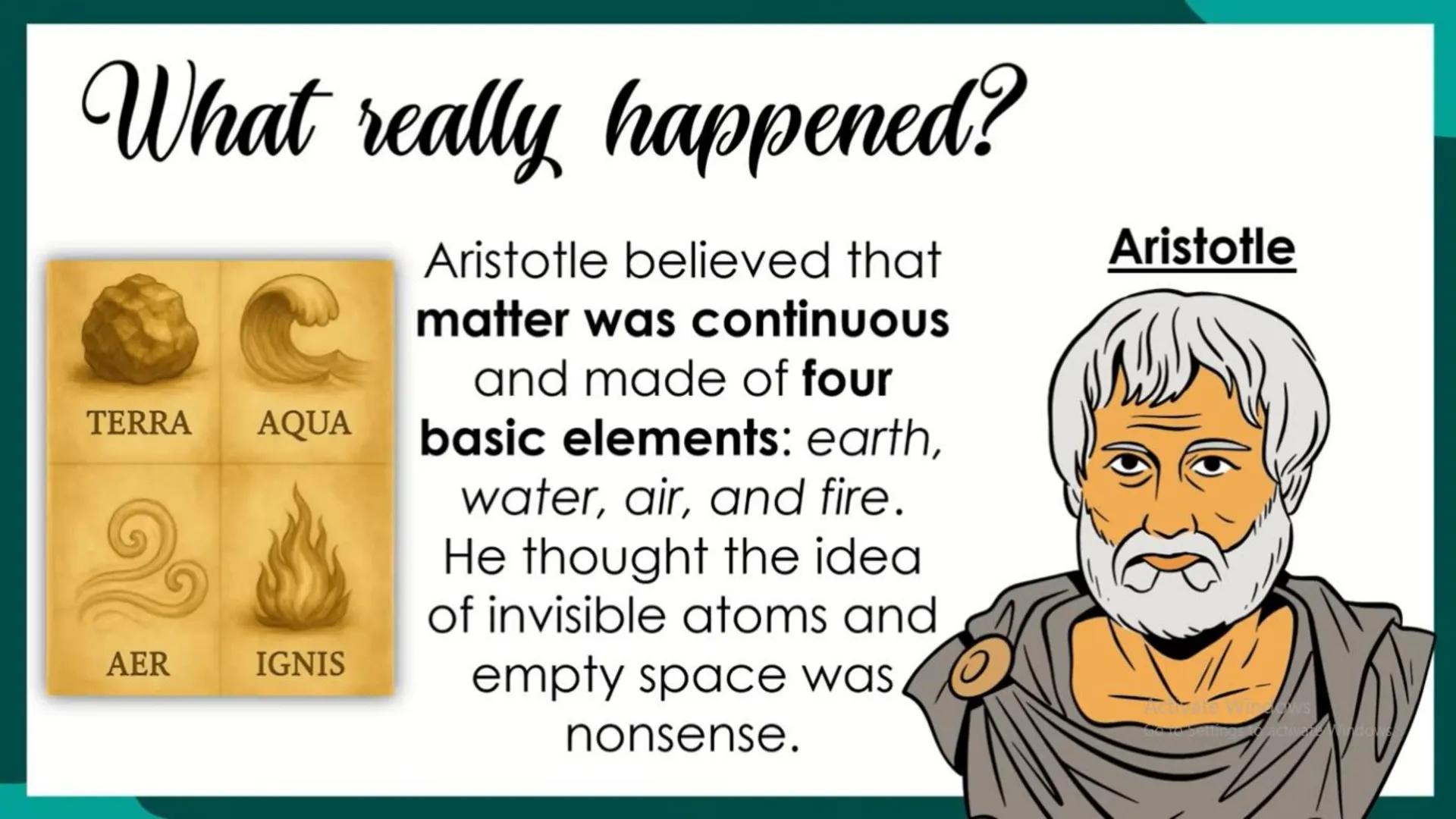 # Development of Atomic Theory
1. The idea of Atoms from Democritus to Dalton
2. Laws of Matter
3. The Discovery of Electrons by J.J. Thoms