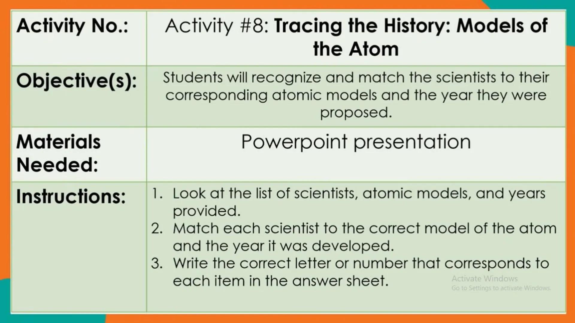 # Development of Atomic Theory
1. The idea of Atoms from Democritus to Dalton
2. Laws of Matter
3. The Discovery of Electrons by J.J. Thoms