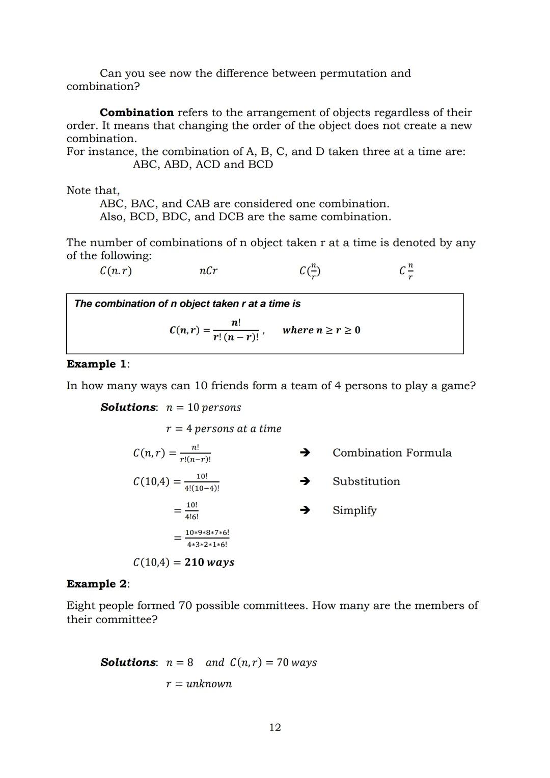 10
DIVISION OF NAVOTAS CITY
MATHEMATICS
Quarter 3
ADM
ALTERNATIVE DELIVERY MODE
S.Y. 2021-2022
NAVOTAS CITY PHILIPPINES
Group Diamond