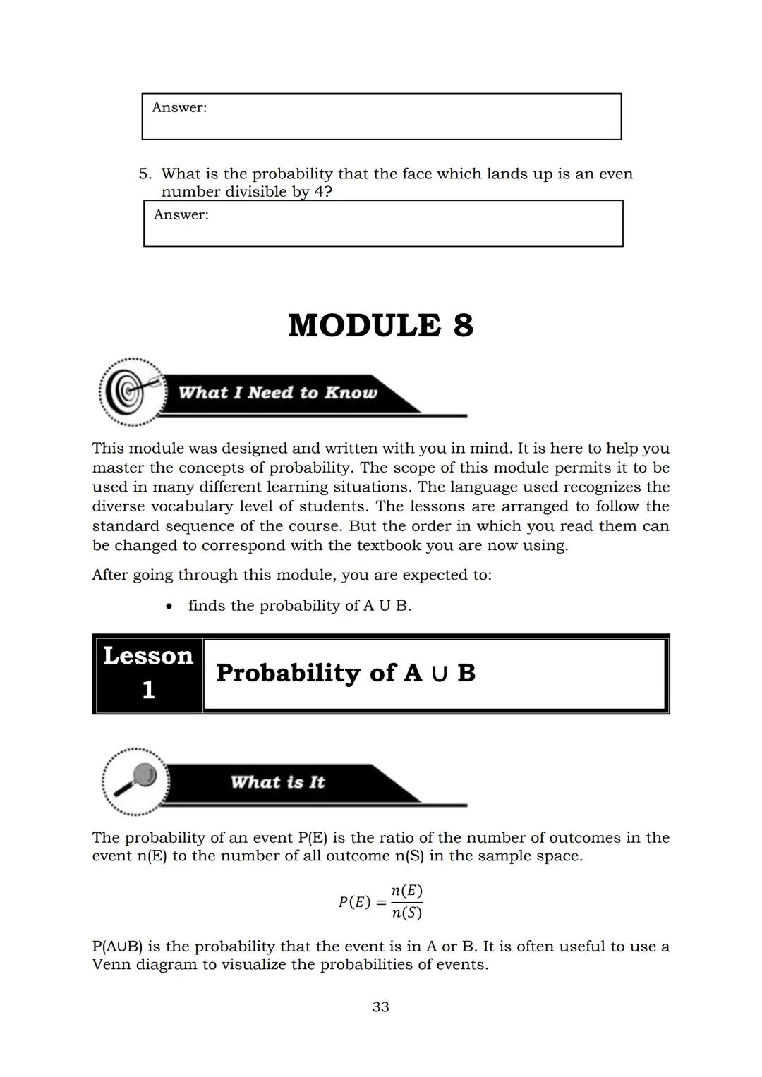 10
DIVISION OF NAVOTAS CITY
MATHEMATICS
Quarter 3
ADM
ALTERNATIVE DELIVERY MODE
S.Y. 2021-2022
NAVOTAS CITY PHILIPPINES
Group Diamond