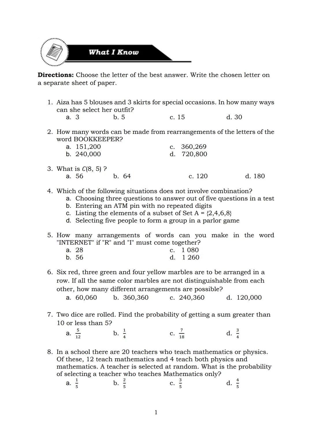 10
DIVISION OF NAVOTAS CITY
MATHEMATICS
Quarter 3
ADM
ALTERNATIVE DELIVERY MODE
S.Y. 2021-2022
NAVOTAS CITY PHILIPPINES
Group Diamond