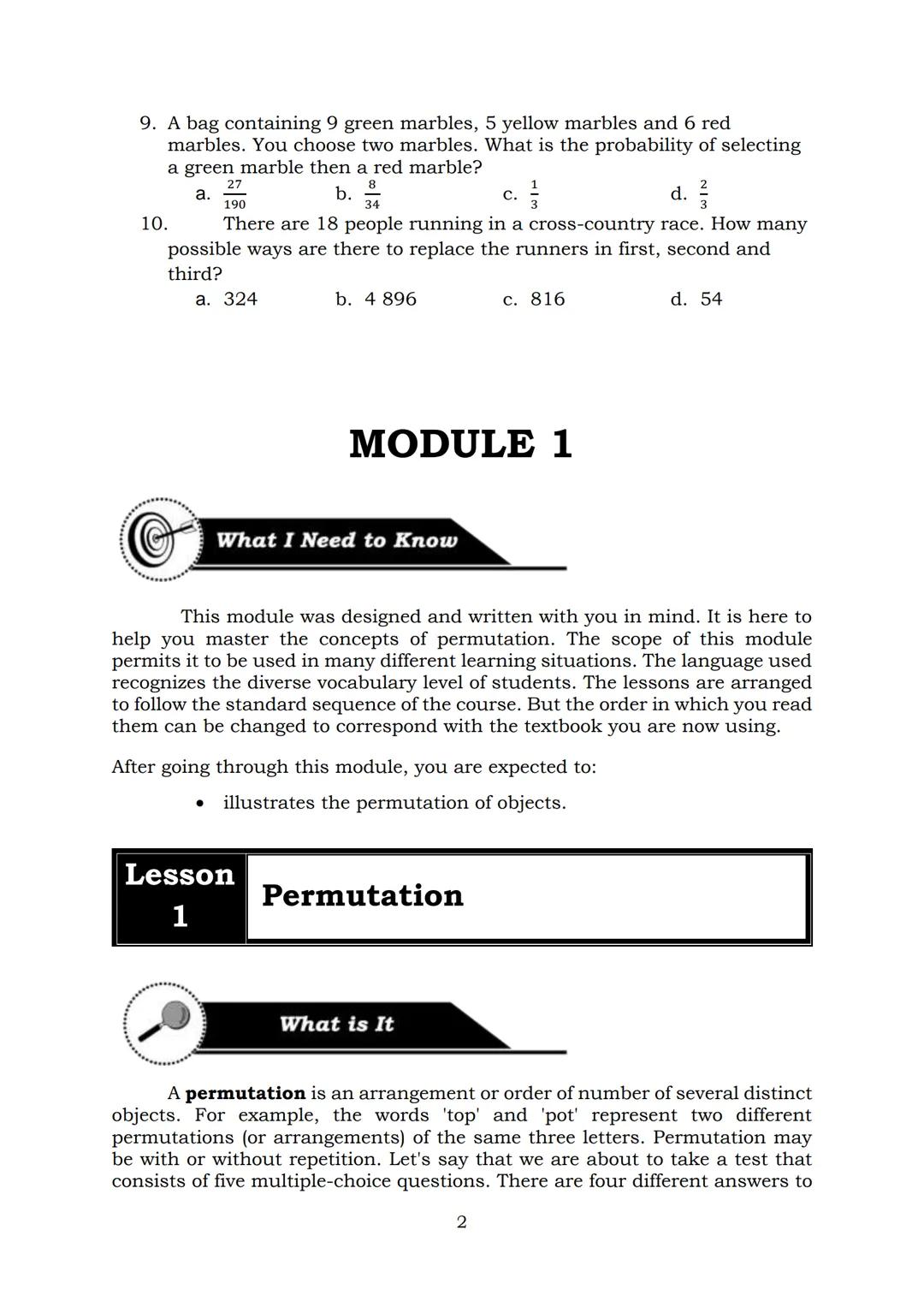 10
DIVISION OF NAVOTAS CITY
MATHEMATICS
Quarter 3
ADM
ALTERNATIVE DELIVERY MODE
S.Y. 2021-2022
NAVOTAS CITY PHILIPPINES
Group Diamond