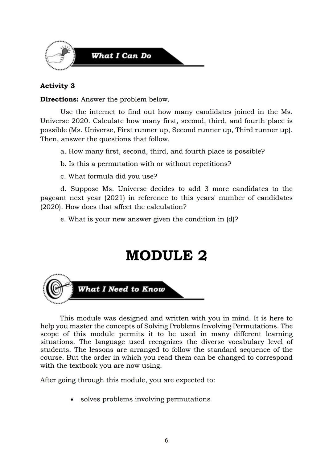10
DIVISION OF NAVOTAS CITY
MATHEMATICS
Quarter 3
ADM
ALTERNATIVE DELIVERY MODE
S.Y. 2021-2022
NAVOTAS CITY PHILIPPINES
Group Diamond