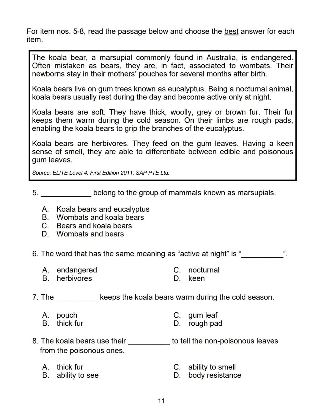 NOT FOR SALE
PRIMER
on the DOST-SEI
Science and Technology
UNDERGRADUATE
SCHOLARSHIP
ΕΧΑΜΙΝΑΤΙΟΝ
Department of Science and Technology
S