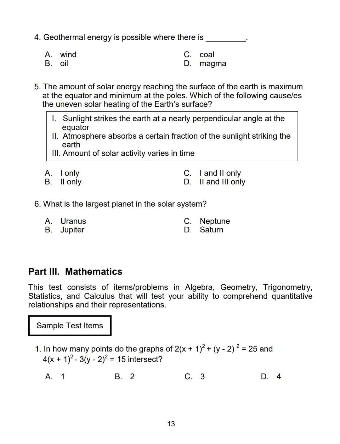 NOT FOR SALE
PRIMER
on the DOST-SEI
Science and Technology
UNDERGRADUATE
SCHOLARSHIP
ΕΧΑΜΙΝΑΤΙΟΝ
Department of Science and Technology
S