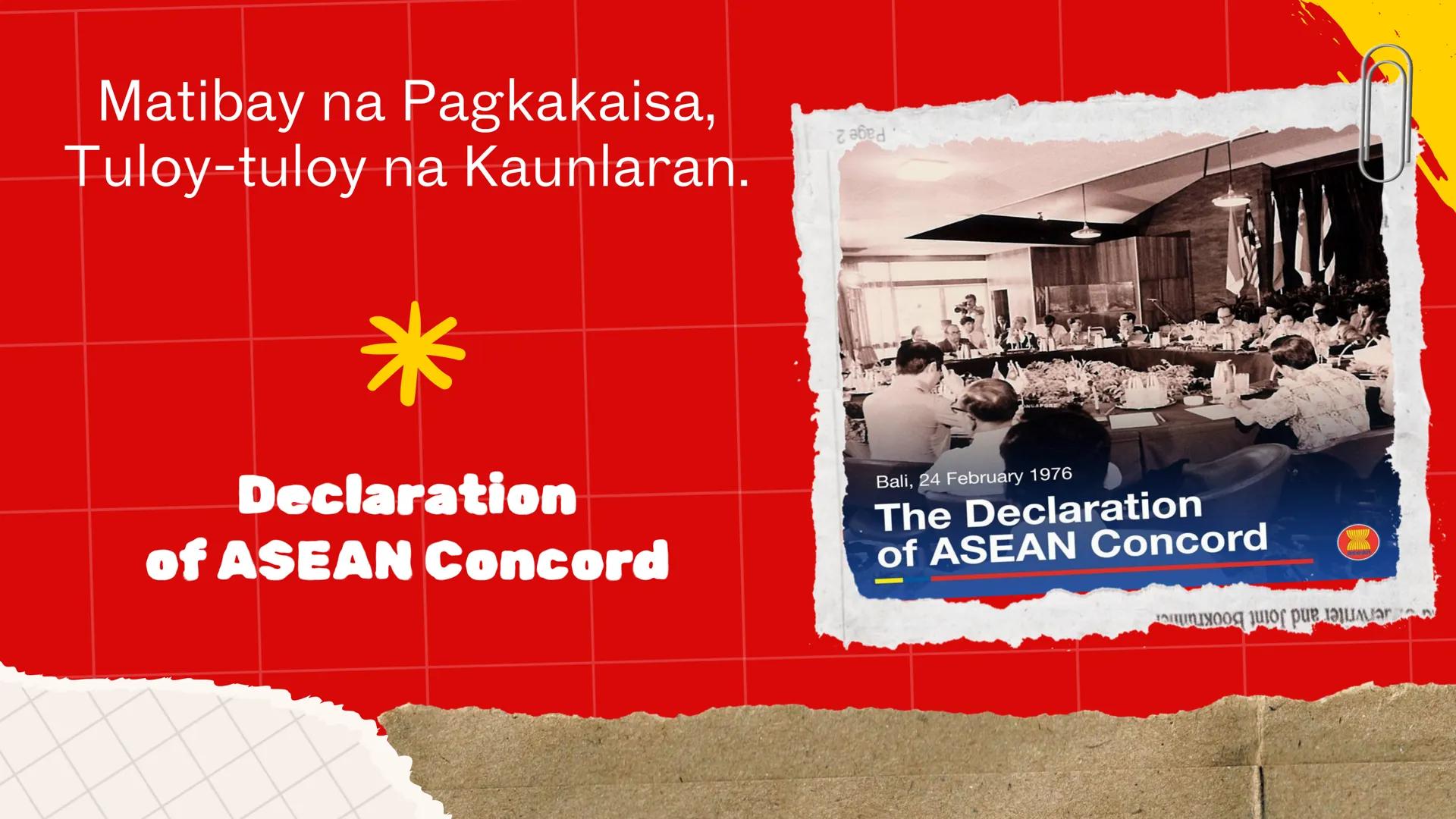DepED
MATATAG
BAGONG PILIPINAS
*
ZOPFAN
ASEAN CONCORD
AFTA
SEANWFZ ASEAN VISION
TAGUMPAY
ng ASEAN
sa Pagkamit ng Kaunlaran
at Kapayapaan sa