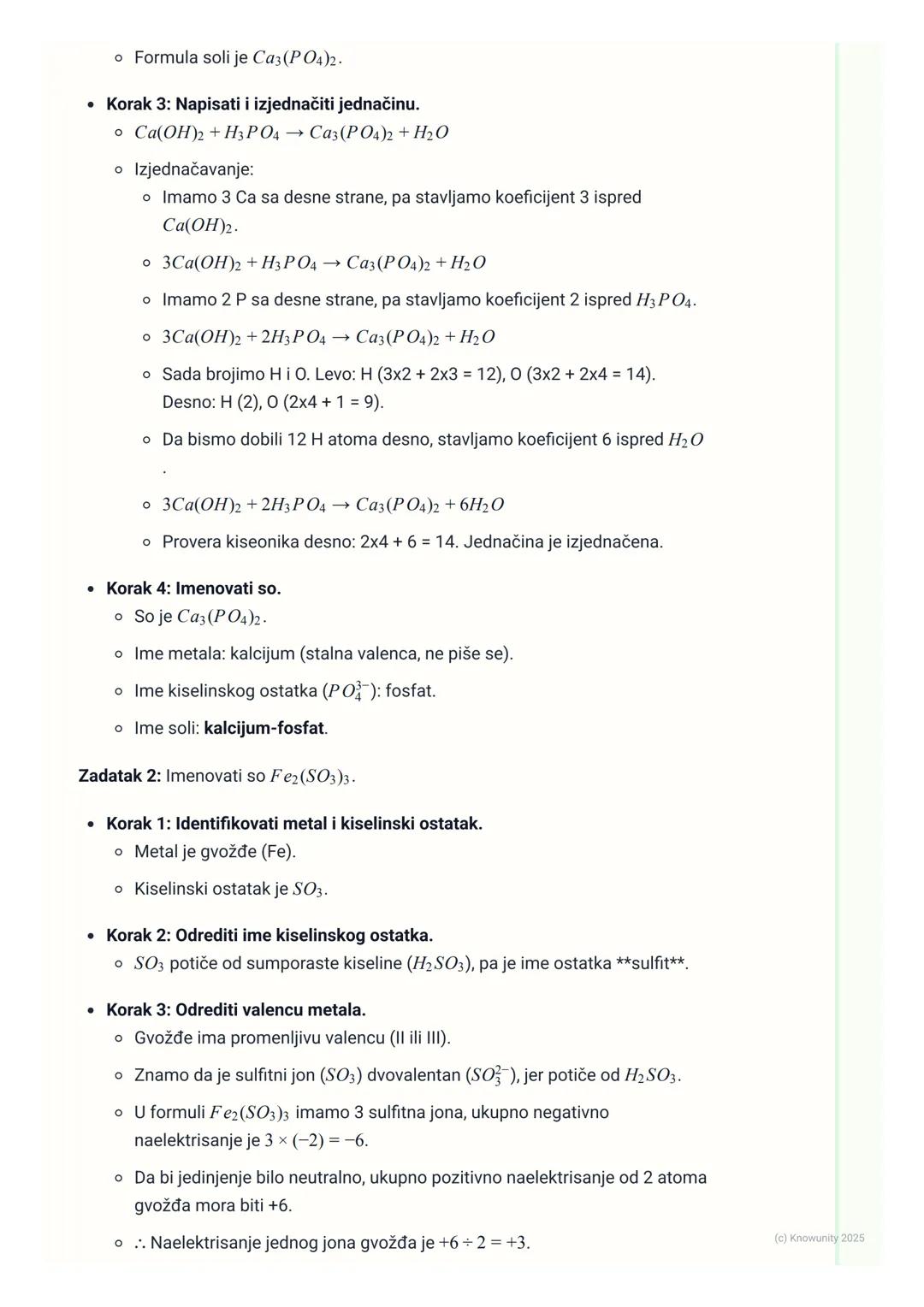 # Soli
Šta su soli? Uvod
Soli su jonska jedinjenja koja nastaju u reakciji neutralizacije između kiseline i
baze. Sastoje se od katjona me