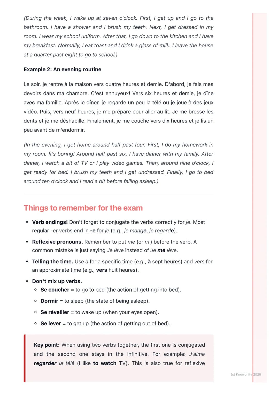 # Ma journée typique
Introduction to describing my day
This topic is all about how to describe a typical day in French. It's really useful