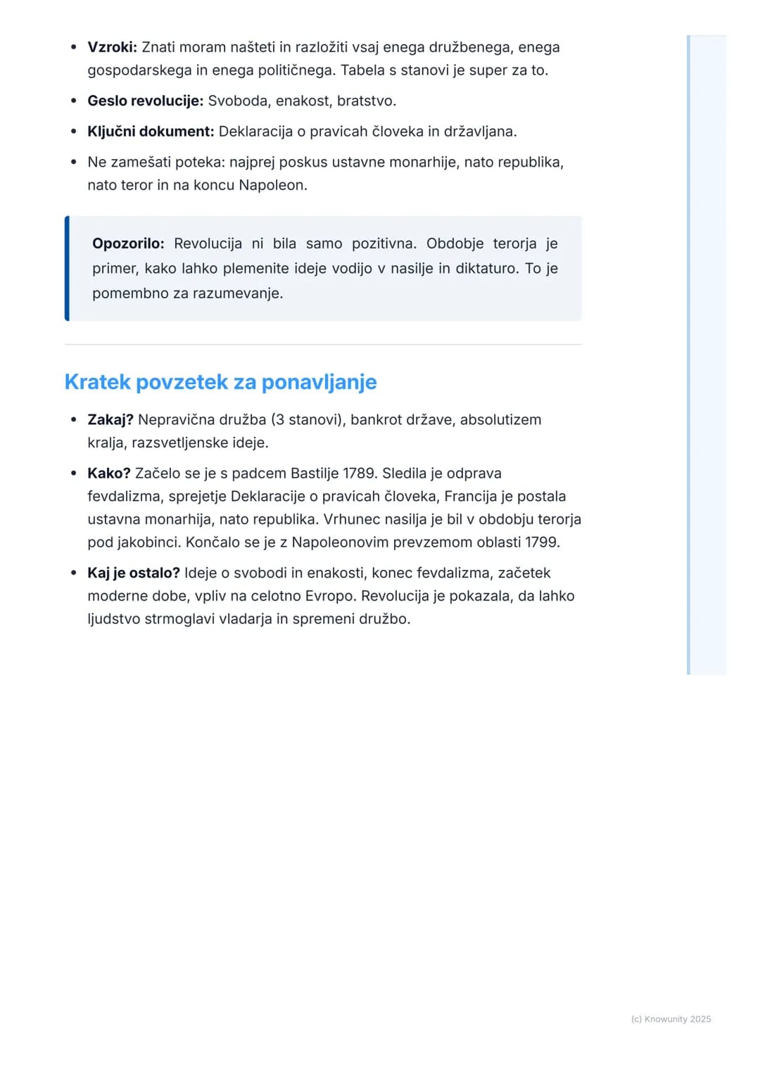 # Francoska revolucija: Vzroki,
potek in pomen
Francoska revolucija: Vzroki, potek in pomen
Francoska revolucija je bila eno najpomembnejš
