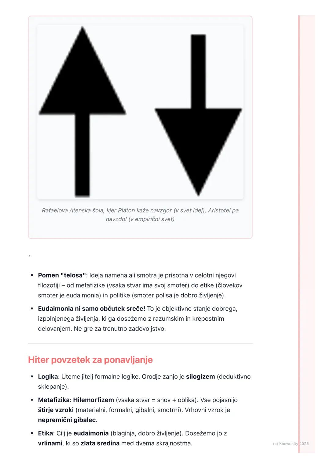 # Aristotel
Uvod v Aristotela
Aristotel je bil Platonov učenec, a je razvil popolnoma svoj, drugačen filozofski
sistem. Medtem ko je Plato