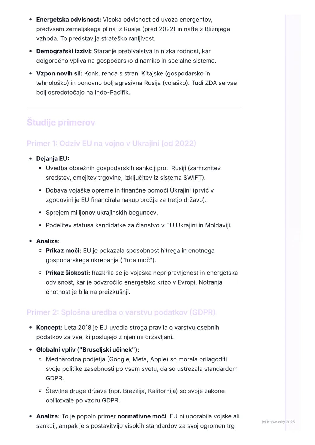 # Geopolitični položaj in vloga
Evrope v svetu
Geopolitični položaj in vloga Evrope v svetu
Evropa danes ni več osrednja svetovna sila, ko