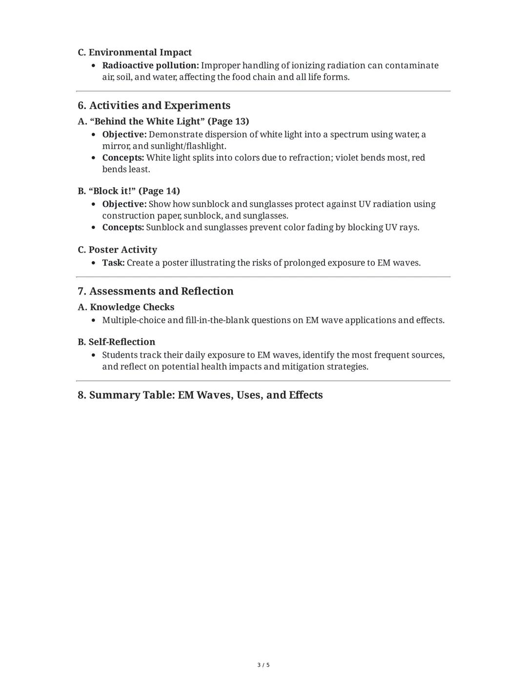 Science 10 - Quarter 2, Module 2: Practical Applications and
Effects of Electromagnetic Waves
1. Introduction and Overview
This module, desi