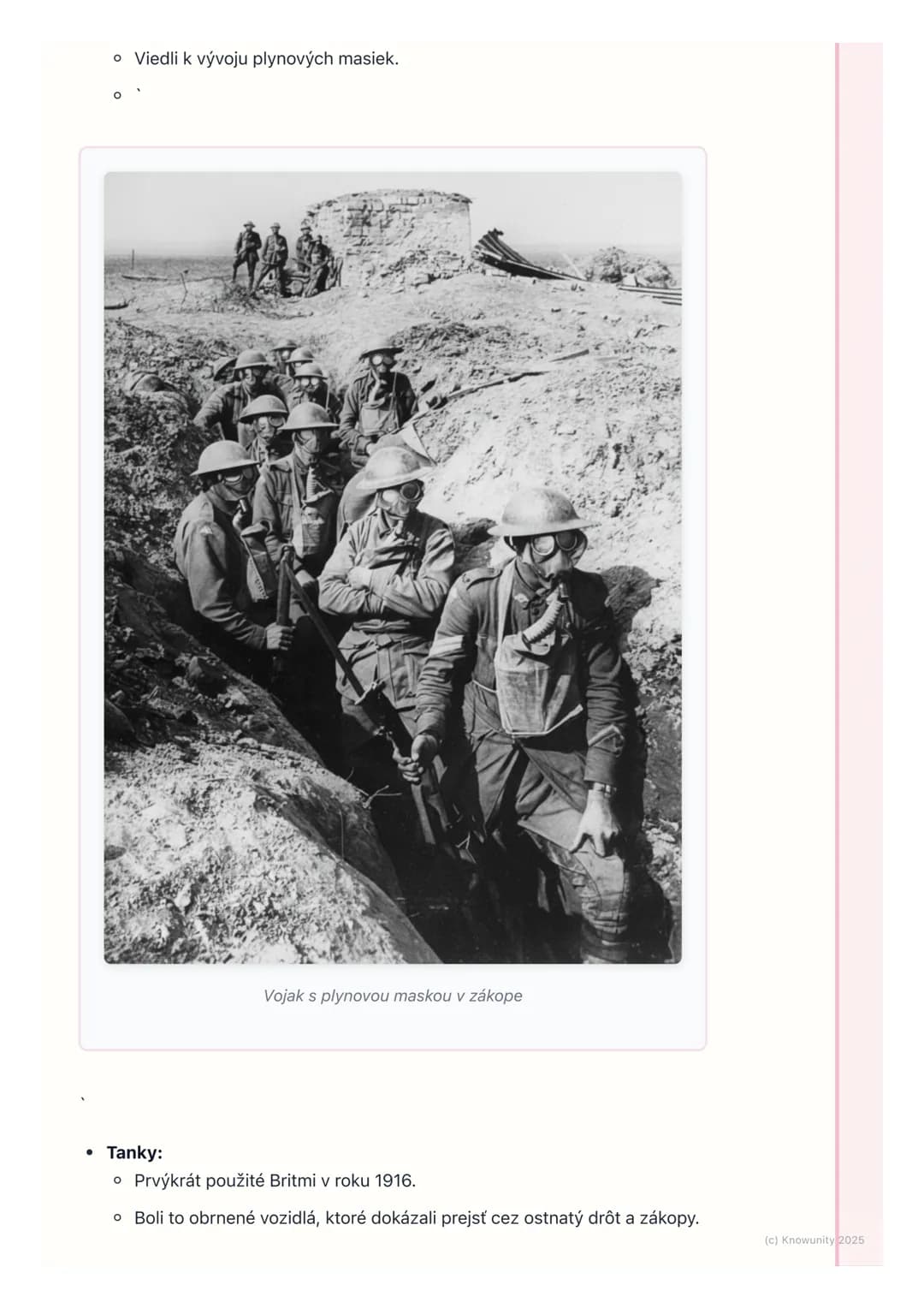 # Priebeh a charakter vojny
## Úvod do priebehu vojny
Prvá svetová vojna bola úplne iná ako všetky vojny predtým. Na začiatku si
všetci my
