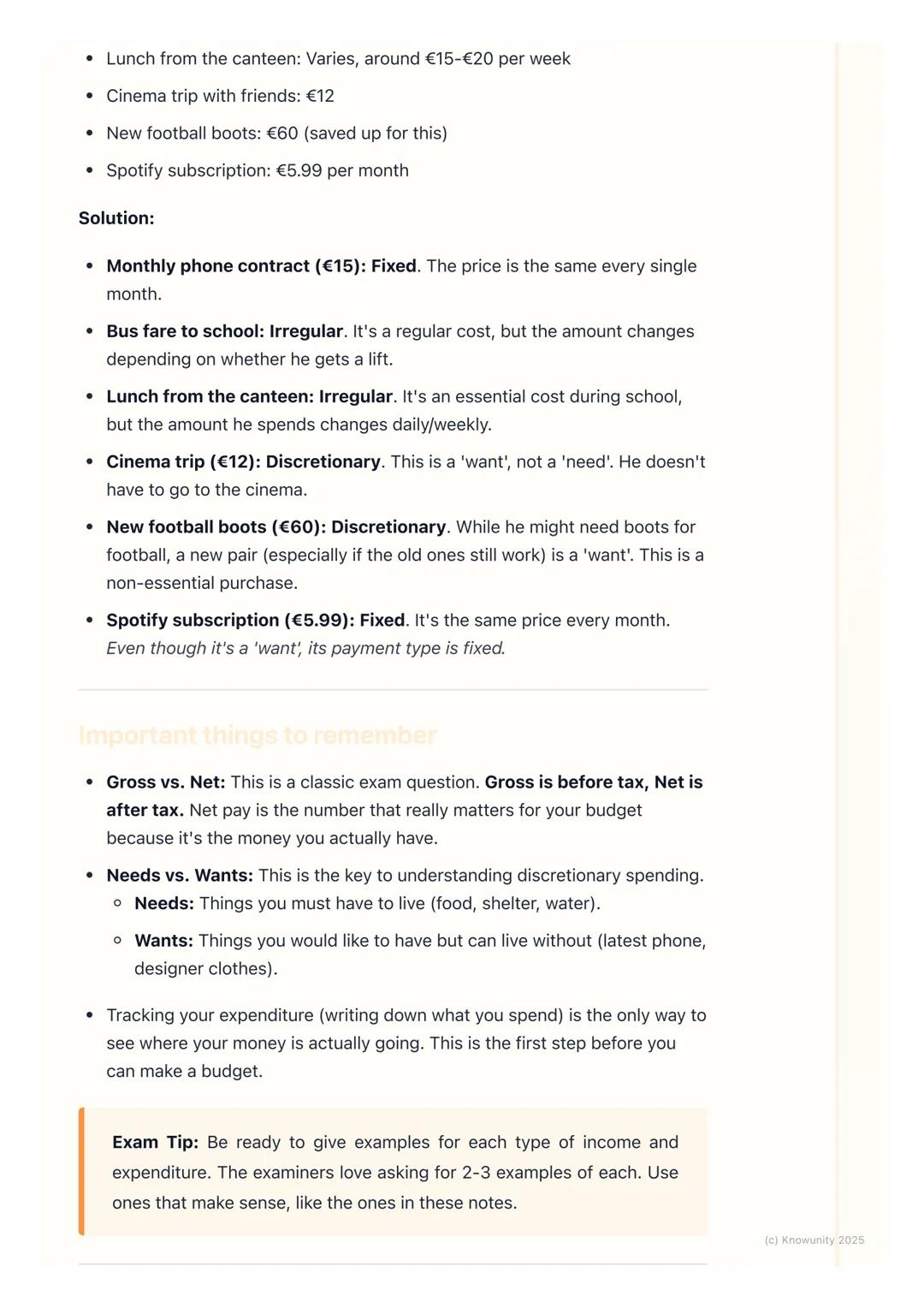 # Income and Expenditure
An introduction to income and expenditure
This topic is all about money coming in and money going out. Income is