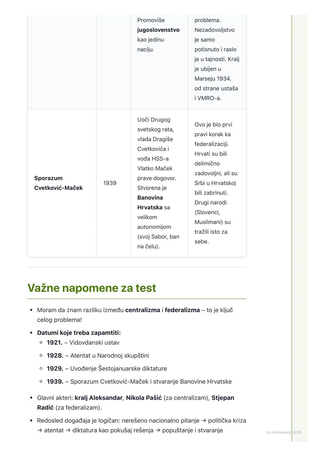 # Unutrašnji problemi i
nacionalno pitanje
Uvod: Stvaranje države i prvi problemi
Nakon Prvog svetskog rata, 1. decembra 1918. godine, stv