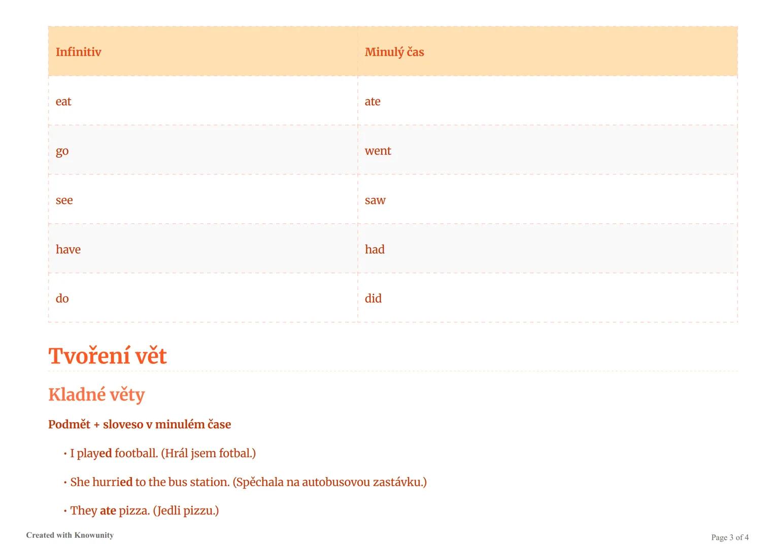 # Minulý čas prostý (Simple Past)
Přehled minulého času prostého v angličtině, jeho použití, tvoření a příklady.
# Minulý čas prostý (Simp