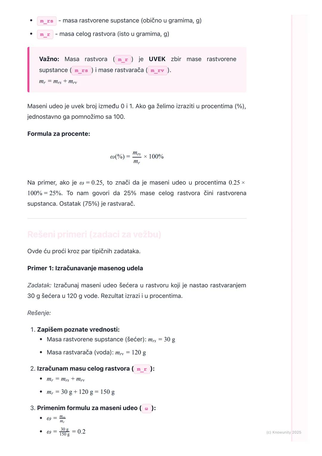 # Koncentracija rastvora
(maseni udeo)
Uvod u koncentraciju rastvora
Rastvori su svuda oko nas - slana voda u moru, sok koji pijemo, sirće