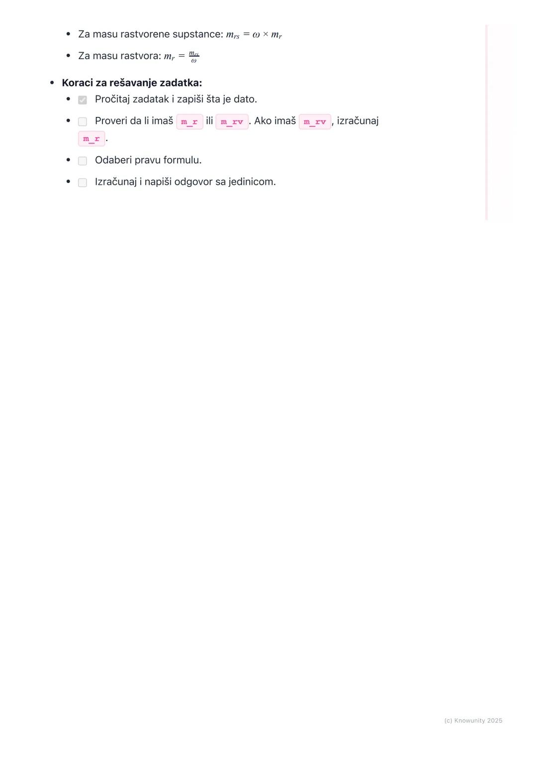 # Koncentracija rastvora
(maseni udeo)
Uvod u koncentraciju rastvora
Rastvori su svuda oko nas - slana voda u moru, sok koji pijemo, sirće