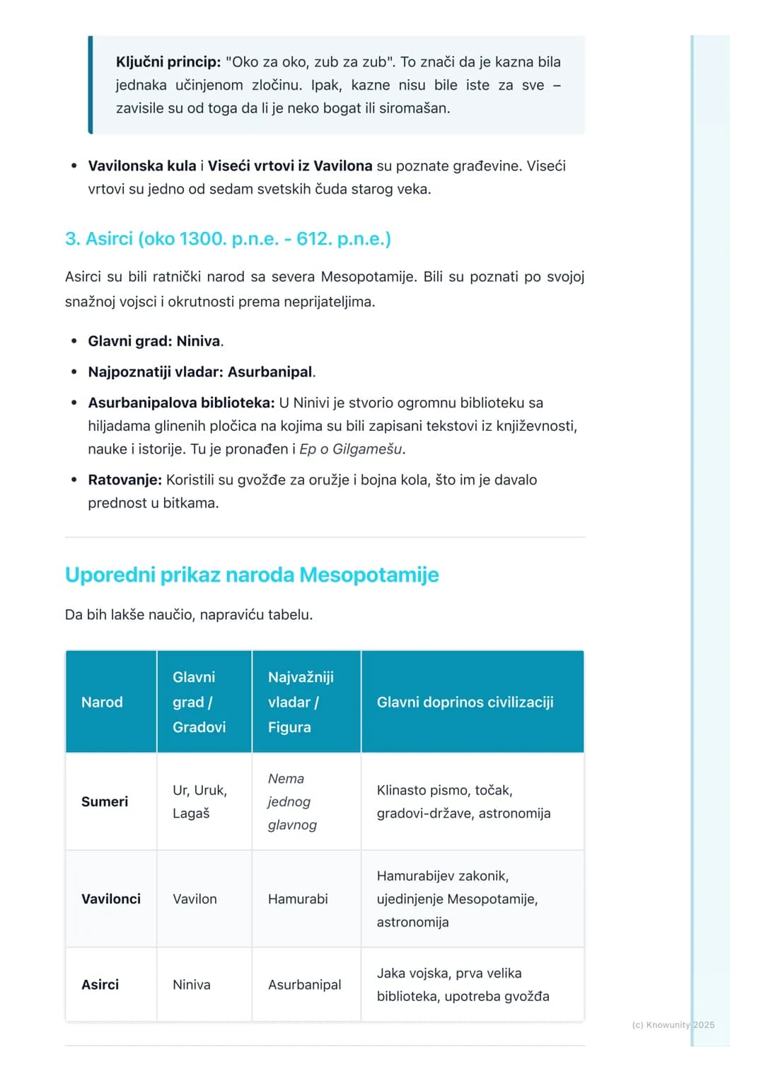 # Mesopotamija: Zemlja između
dve reke
Mesopotamija - uvod
Mesopotamija znači "zemlja između reka". Nalazi se između reka Tigar i
Eufrat.