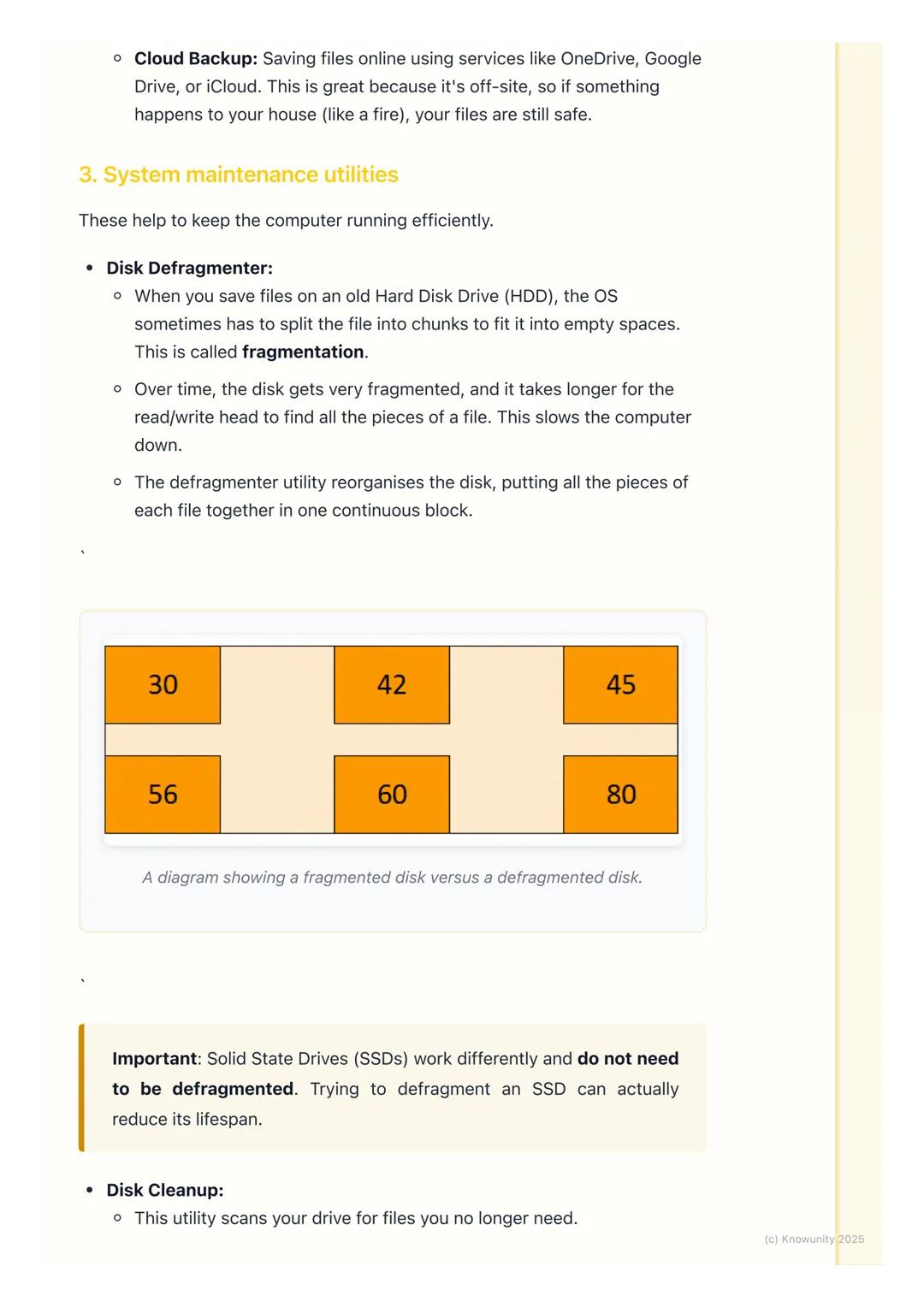 # Utility Software
## What is utility software?
Utility software doesn't let you do fun things like play games or write essays.
Instead, i