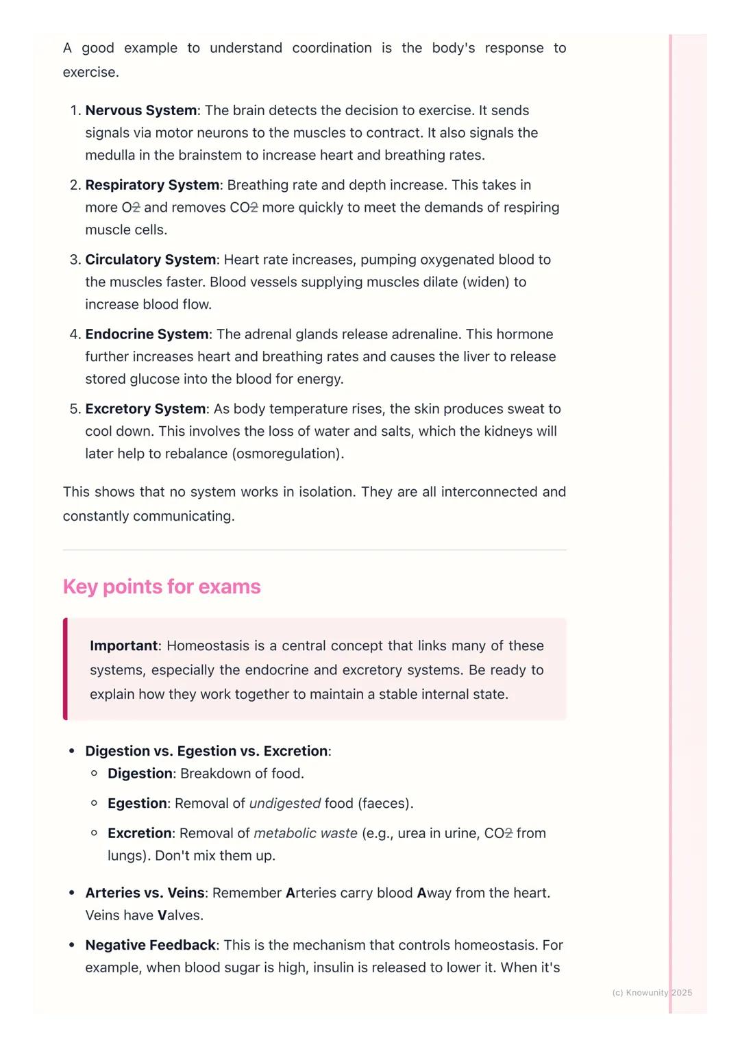 # Human Body Systems
Introduction to human body systems
The human body is organised in a hierarchy: cells $\rightarrow$ tissues $\rightarr