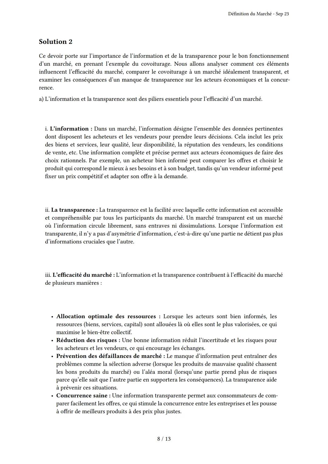 # Définition du Marché
Généré par Knowunity.fr - Sep 23
Description: Cet examen couvre la définition, les caractéristiques et les acteurs